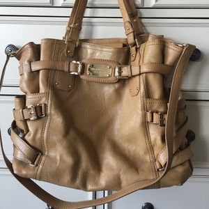 Michael Kors camel leather large bag